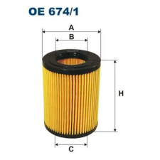 Filtron olajszűrő OE 674/1 autóalkatrész