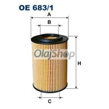 Filtron Olajszűrő (OE 683/1) olajszűrő