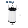 Filtron olajszűrő OE 688/4