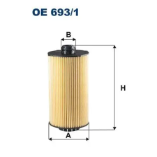 Filtron olajszűrő OE 693/1 autóalkatrész