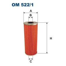Filtron olajszűrő OM 522/1 autóalkatrész