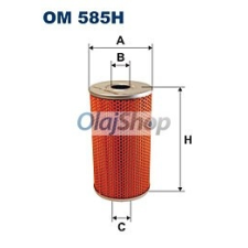 Filtron Olajszűrő (OM 585H) olajszűrő