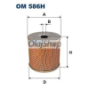 Filtron Olajszűrő (OM 586H)