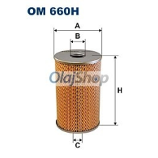 Filtron Olajszűrő (OM 660H) olajszűrő