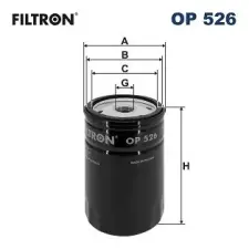 Filtron olajszűrő OP 526 autóalkatrész