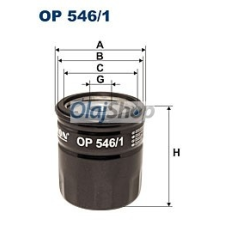Filtron Olajszűrő (OP 546/1) olajszűrő