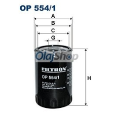 Filtron Olajszűrő (OP 554/1) olajszűrő