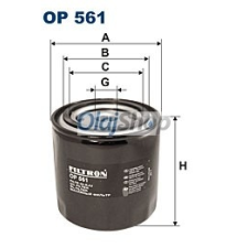 Filtron Olajszűrő (OP 561) olajszűrő