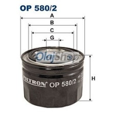 Filtron Olajszűrő (OP 580/2) olajszűrő