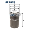 Filtron Olajszűrő (OP 580/6)