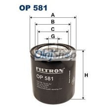 Filtron Olajszűrő (OP 581) olajszűrő