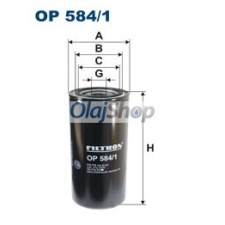 Filtron Olajszűrő (OP 584/1) olajszűrő