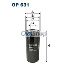Filtron Olajszűrő (OP 631) olajszűrő