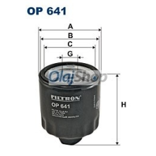 Filtron Olajszűrő (OP 641) olajszűrő
