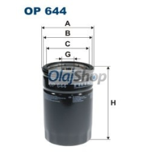 Filtron Olajszűrő (OP 644) olajszűrő