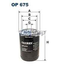 Filtron Olajszűrő (OP 675) olajszűrő