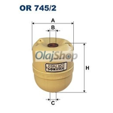 Filtron Olajszűrő (OR 745/2) olajszűrő