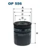 Filtron Olajszűrő, turbótöltő OP 556