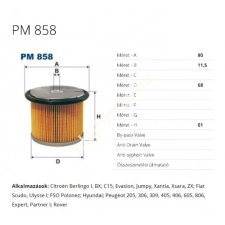 Filtron PM858 Filtron üzemanyagszűrő üzemanyagszűrő