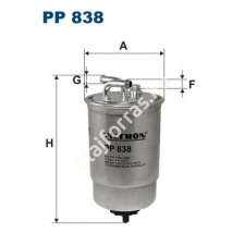 Filtron PP838 Filtron üzemanyagszűrő üzemanyagszűrő