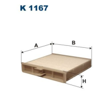 Filtron Szűrő, utastér levegő FILTRON K 1167 levegőszűrő