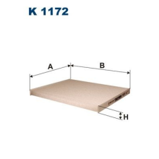Filtron Szűrő, utastér levegő FILTRON K 1172 levegőszűrő