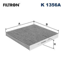 Filtron szűrő, utastér levegő FILTRON K 1356A autóalkatrész