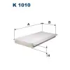 Filtron szűrő, utastér levegő K 1010