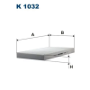 Filtron szűrő, utastér levegő K 1032