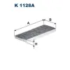 Filtron szűrő, utastér levegő K 1128A