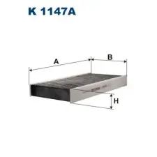 Filtron szűrő, utastér levegő K 1147A autóalkatrész