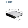 Filtron szűrő, utastér levegő K 1167