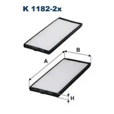 Filtron szűrő, utastér levegő K 1182-2x autóalkatrész