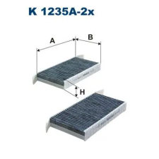 Filtron szűrő, utastér levegő K 1235A-2x autóalkatrész
