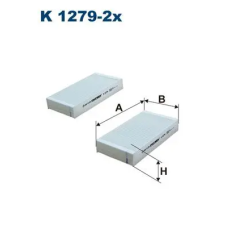 Filtron szűrő, utastér levegő K 1279-2x autóalkatrész