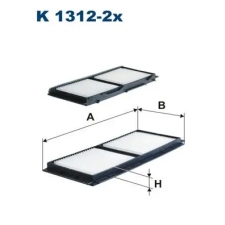 Filtron szűrő, utastér levegő K 1312-2X autóalkatrész