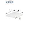 Filtron szűrő, utastér levegő K 1322