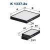 Filtron szűrő, utastér levegő K 1337-2x