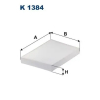 Filtron szűrő, utastér levegő K 1384