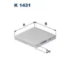 Filtron szűrő, utastér levegő K 1431