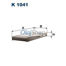 Filtron Utastérszűrő (K 1041) pollenszűrő