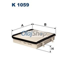 Filtron Utastérszűrő (K 1059) pollenszűrő