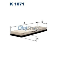 Filtron Utastérszűrő (K 1071) pollenszűrő