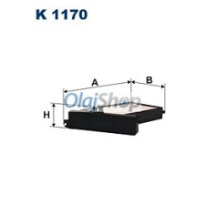Filtron Utastérszűrő (K 1170) pollenszűrő