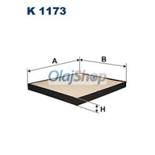Filtron Utastérszűrő (K 1173) pollenszűrő