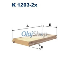 Filtron Utastérszűrő (K 1203-2X) pollenszűrő
