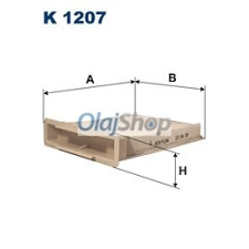 Filtron Utastérszűrő (K 1207) pollenszűrő