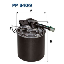 Filtron Üzemanyagszűrő FILTRON PP 840/9 üzemanyagszűrő