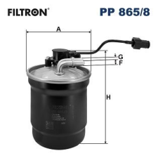 Filtron Üzemanyagszűrő FILTRON PP 865/8 üzemanyagszűrő