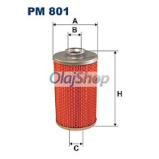 Filtron Üzemanyagszűrő (PM 801) üzemanyagszűrő